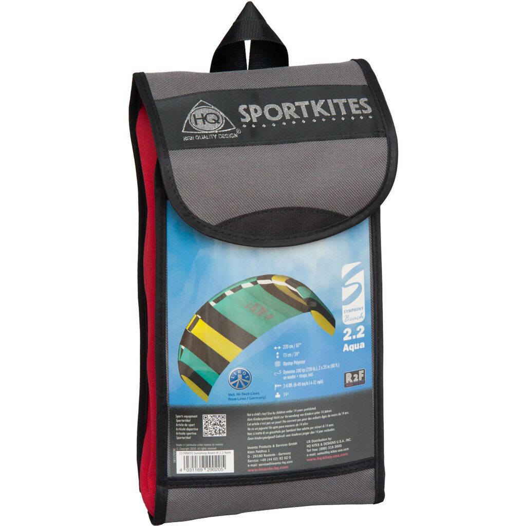 Hq Kites &amp; Designs Drachen Zweileiner  &quot;Symphony Beach III&quot;