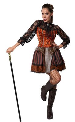 Dress for fun ladies costume Steampunk Countess
