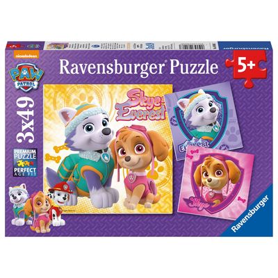 Ravensburger Puzzle &quot;Enchanting Dog Girls&quot; (3 x 49 pieces)