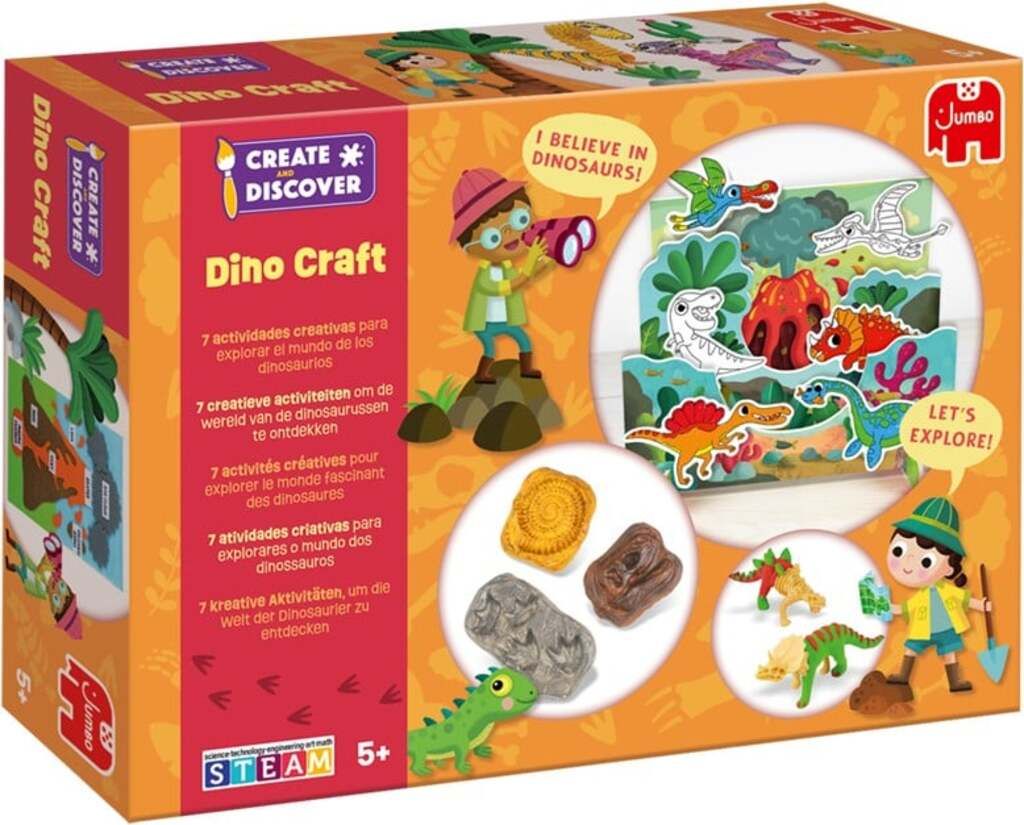 Jumbo Dinosaurier Bastelset