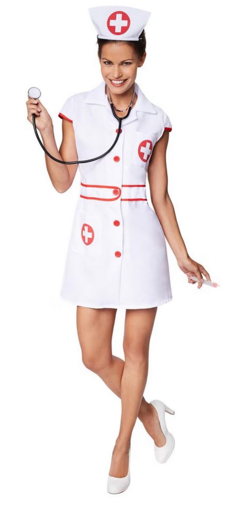 Dress for fun Damenkostüm Sexy Krankenschwester