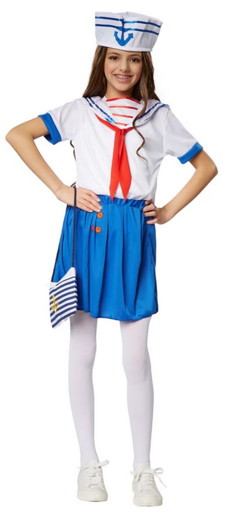 Tec Take Mädchenkostüm Marine-Girl