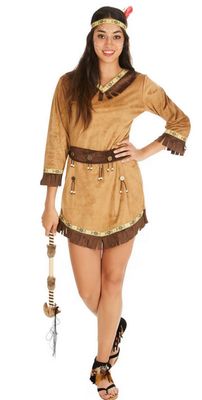 Dress for fun Damenkostüm „Indianerin Apache Ashley“