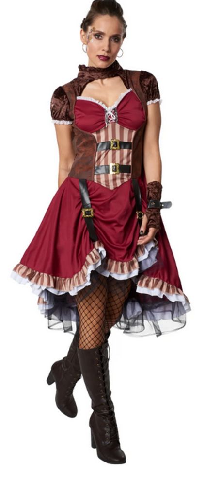 Dress for fun Kostüm &quot;Steampunk Edelfrau&quot;