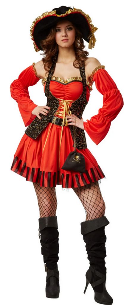 Dress for fun Frauenkostüm „Seeräuber-Braut“