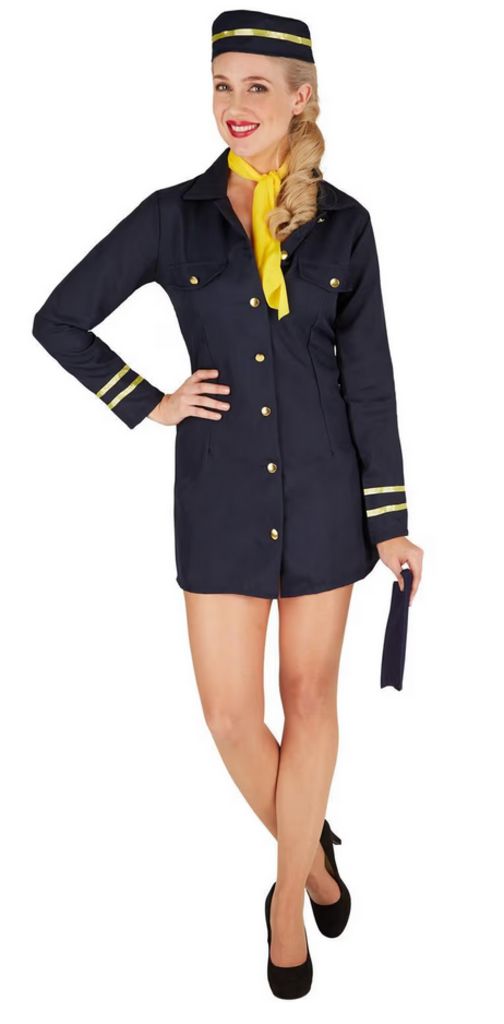 Dress for fun Frauenkostüm „Stewardess“