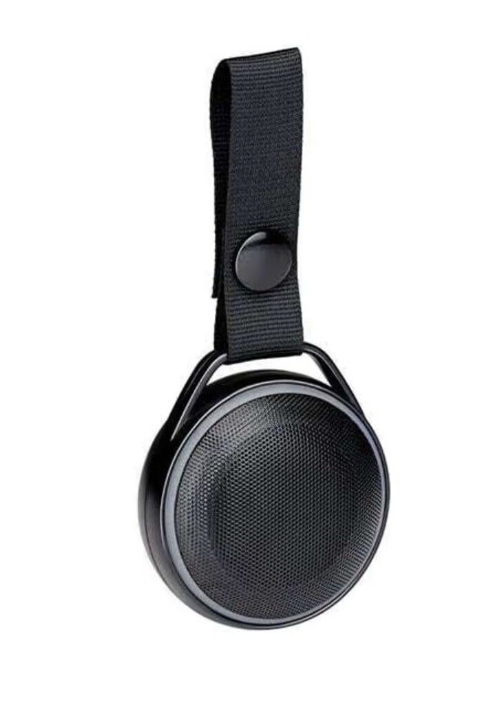 CHAMP Tragbarer Bluetooth-Lautsprecher mit RGB-Lichtshow (schwarz, 17 cm × 7.5 cm × 3.5 cm, 130 g)