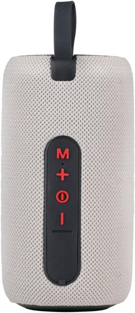 CHAMP Bluetooth-Lautsprecher mit LED-Beleuchtung 16W-6LED (weiss, 8 cm × 8 cm × 16.8 cm, 0.54 kg)