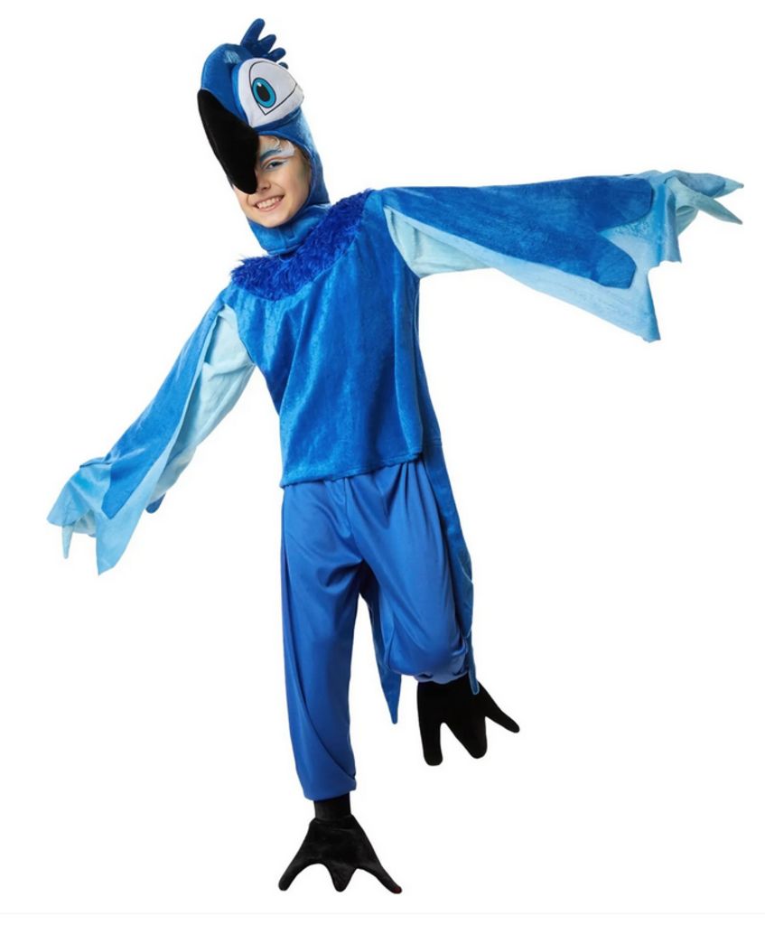 Dress for fun Kinderkostüm „Putziger Blauara“ 