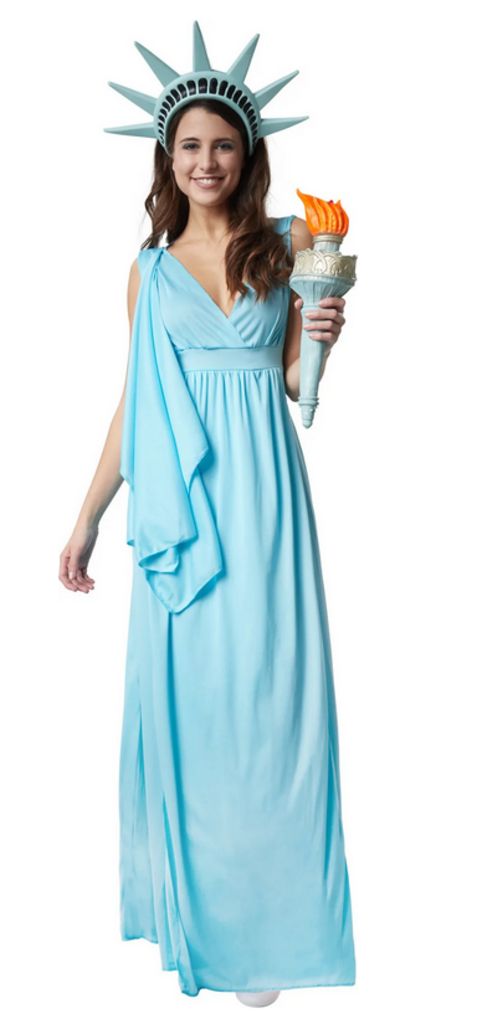 Dress for fun Frauenkostüm &quot;Freiheitsstatue&quot;