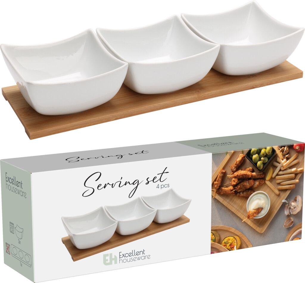 Excellent Houseware Servierset 4tlg.