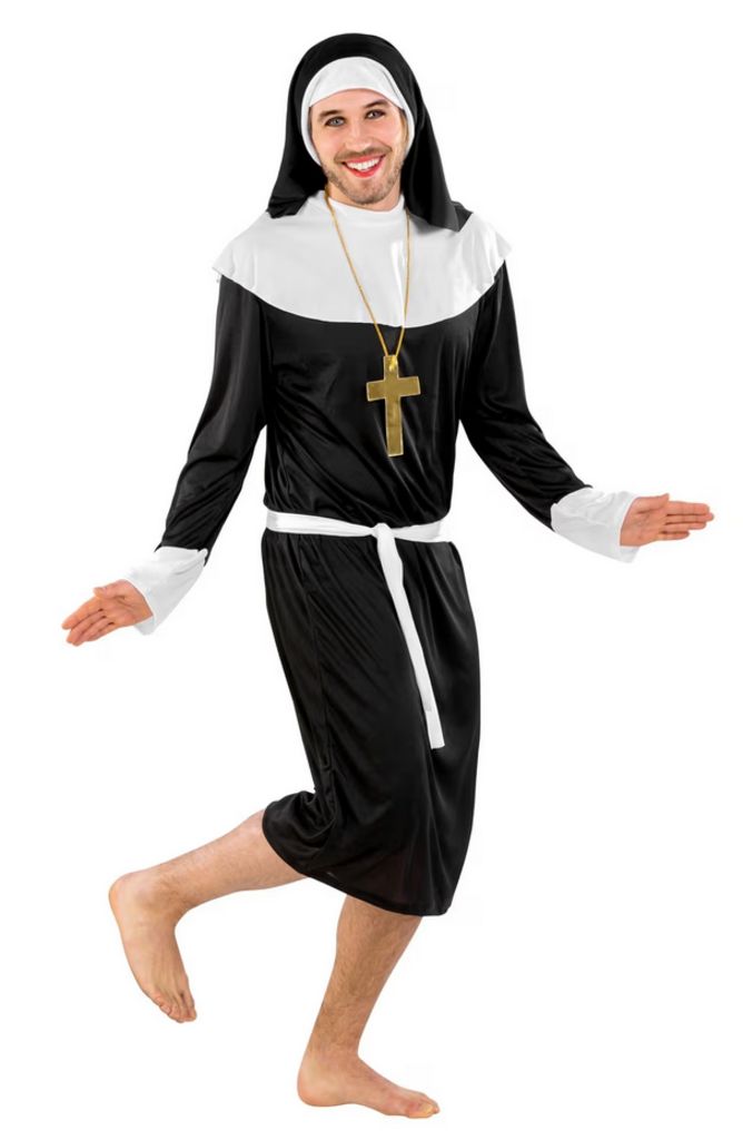 Dress for fun Herrenkostüm „Nonne“