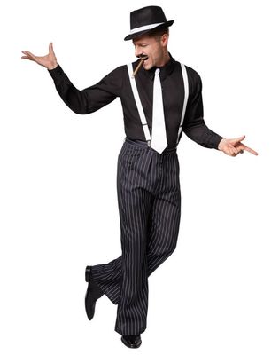 Dress for fun Herrenkostüm „Gentlemen“ (schwarz, M)