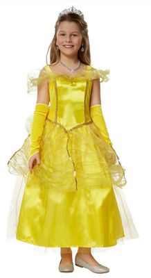 Dress for fun Mädchenkostüm Prinzessin Belle