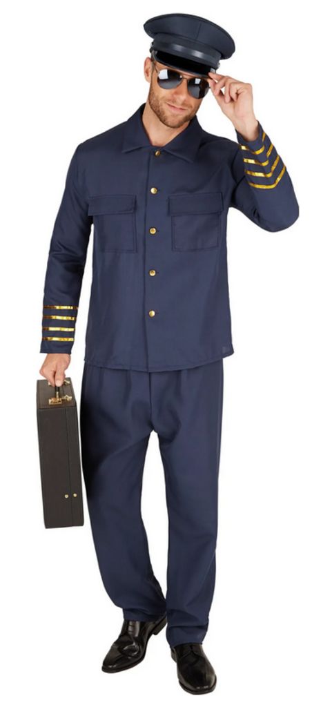 Dress for fun Herrenkostüm „Pilot“