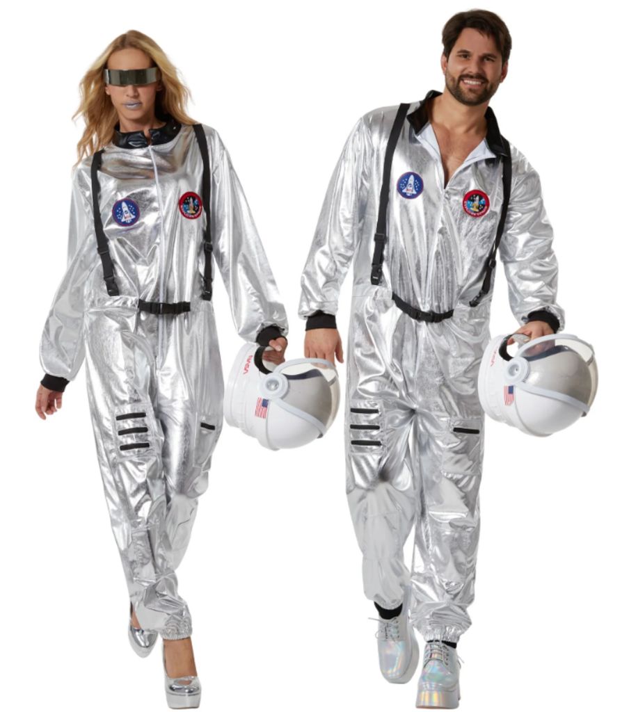Dress for fun  Unikostüm „Astronaut“ (Silber, M)