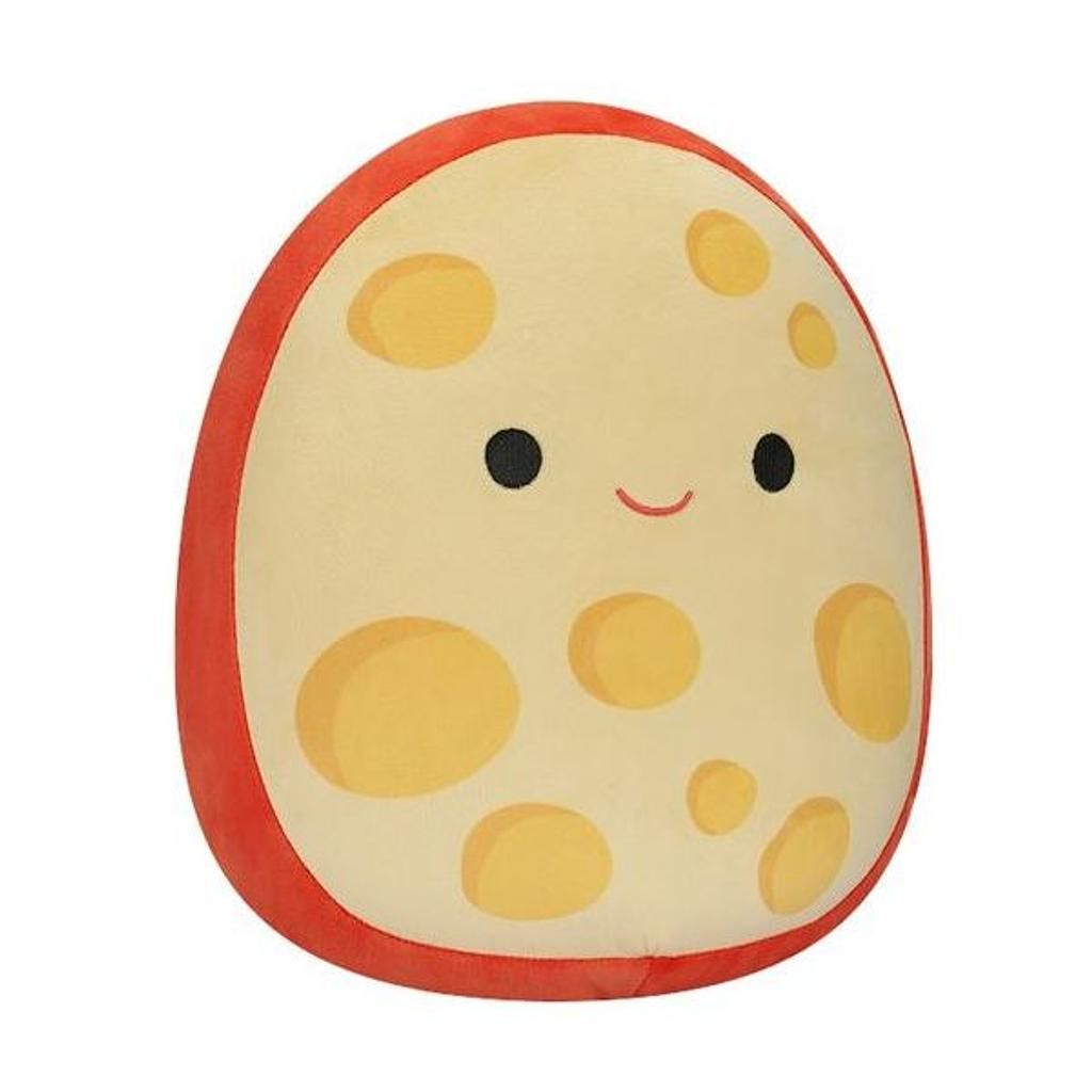 Squishmallows Gouda Käse – Mannon, der Kuschelkäse! (orange, 30 cm)