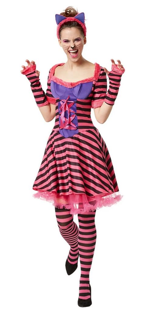 Dress for fun Frauenkostüm „Galante Grinsekatze“