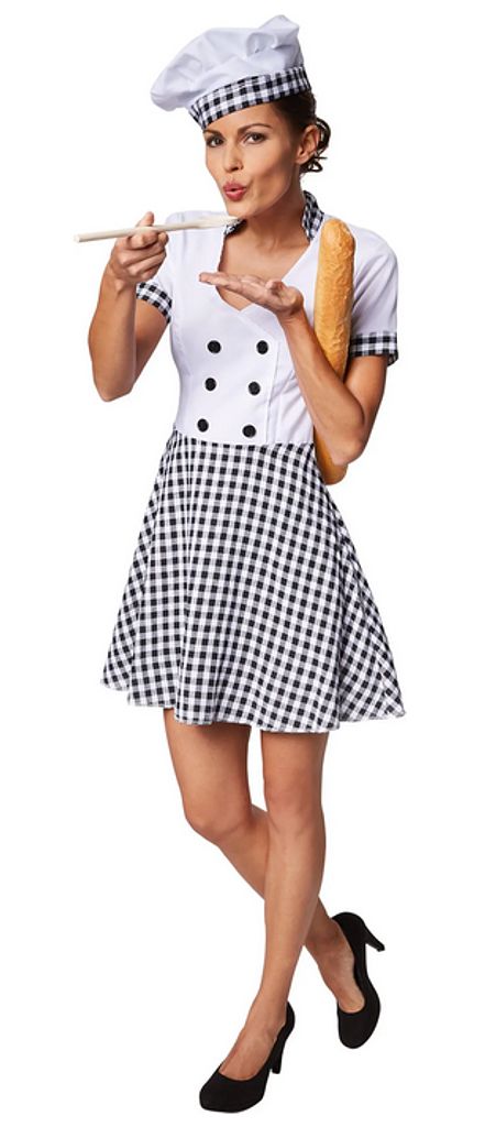 Dress for fun Frauenkostüm Küchenchefin