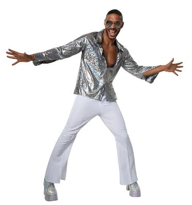 Dress for fun Herrenkostüm Disco Boy