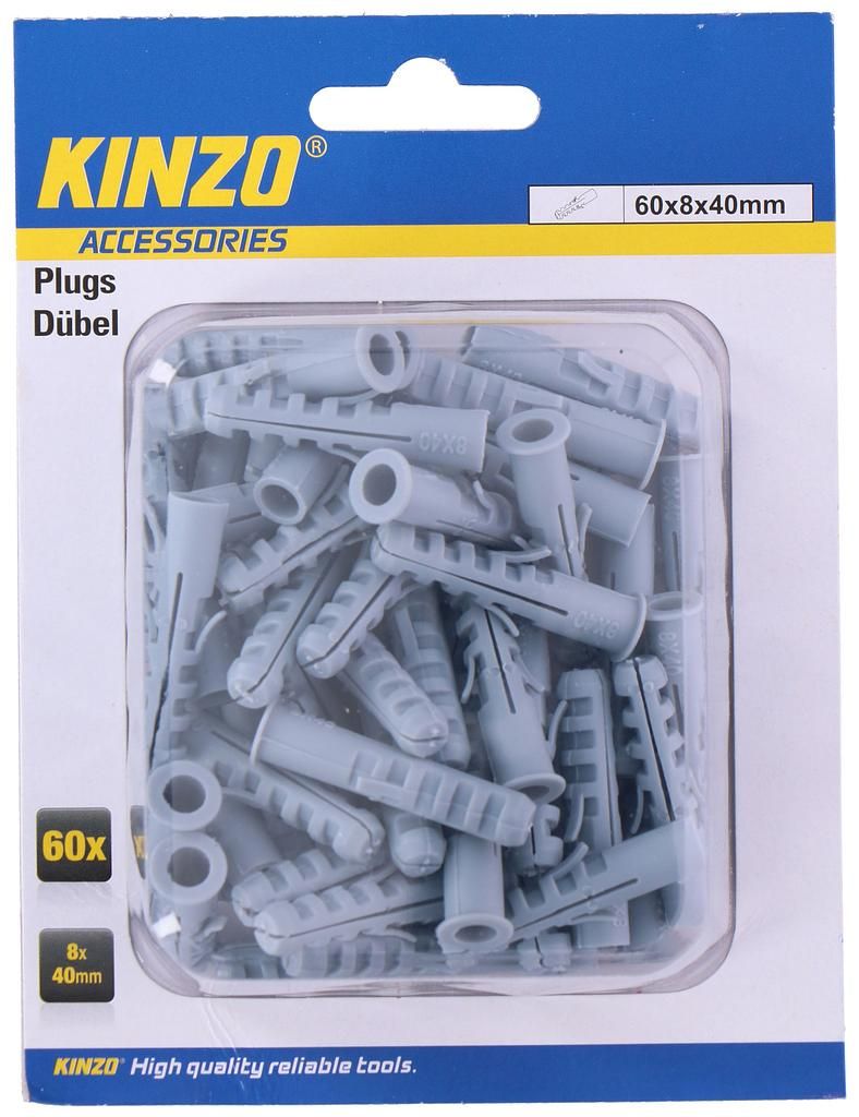 Kinzo dowels - set of 60 pieces