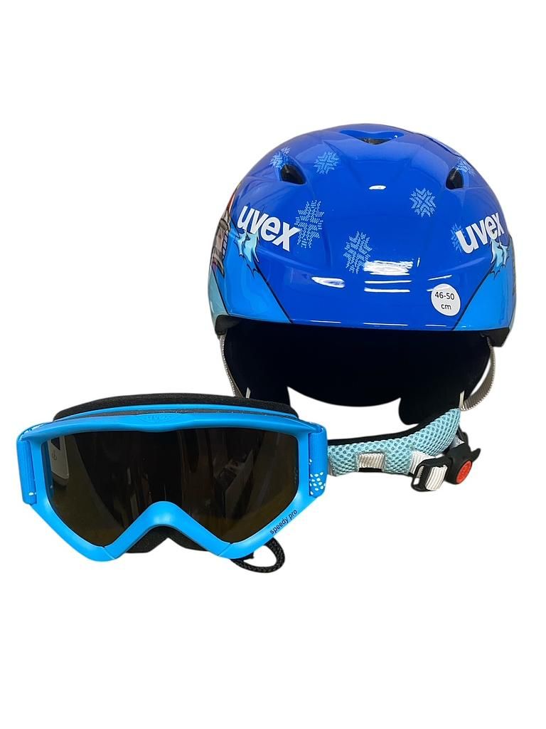 Uvex Skihelm Set inkl. Skibrille für Kinder