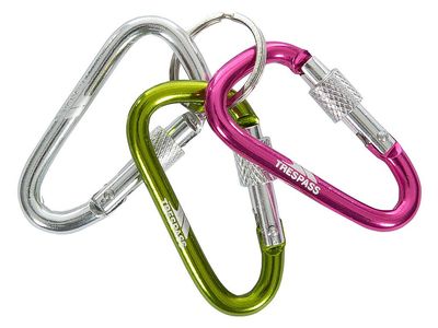 Trespass LOCK X - Keyring set of 3 Trespass LOCK X - Keyring set of 3