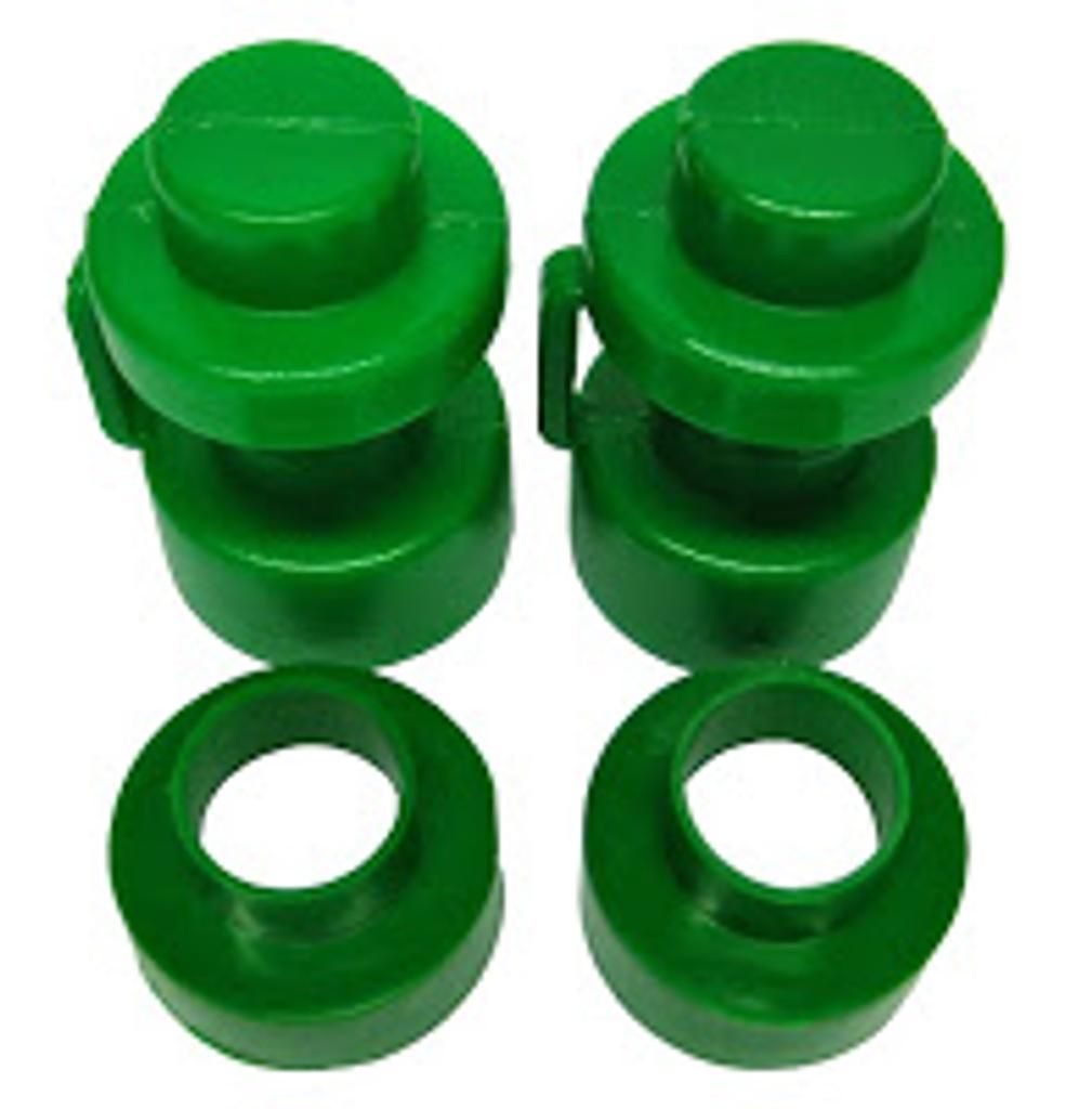 Hudora 2 Abschlusskappen ∅ 25 mm und 2 Rohrmittelstücke