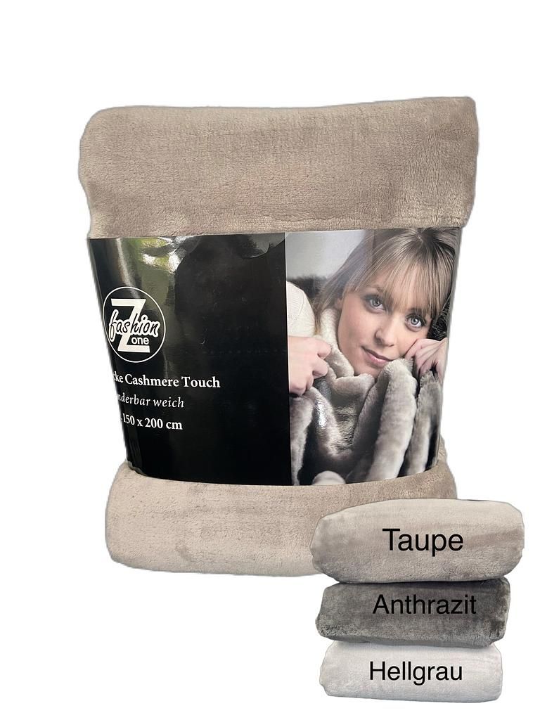 Fashion Zone Decke Cashmere Touch