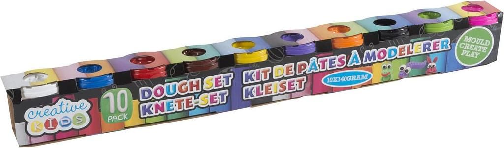 Creative kids Knete-Set 10x140gr