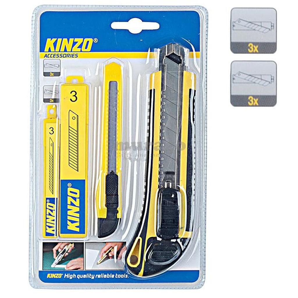 Kinzo Hobbymesser/Cutter 4tlg.