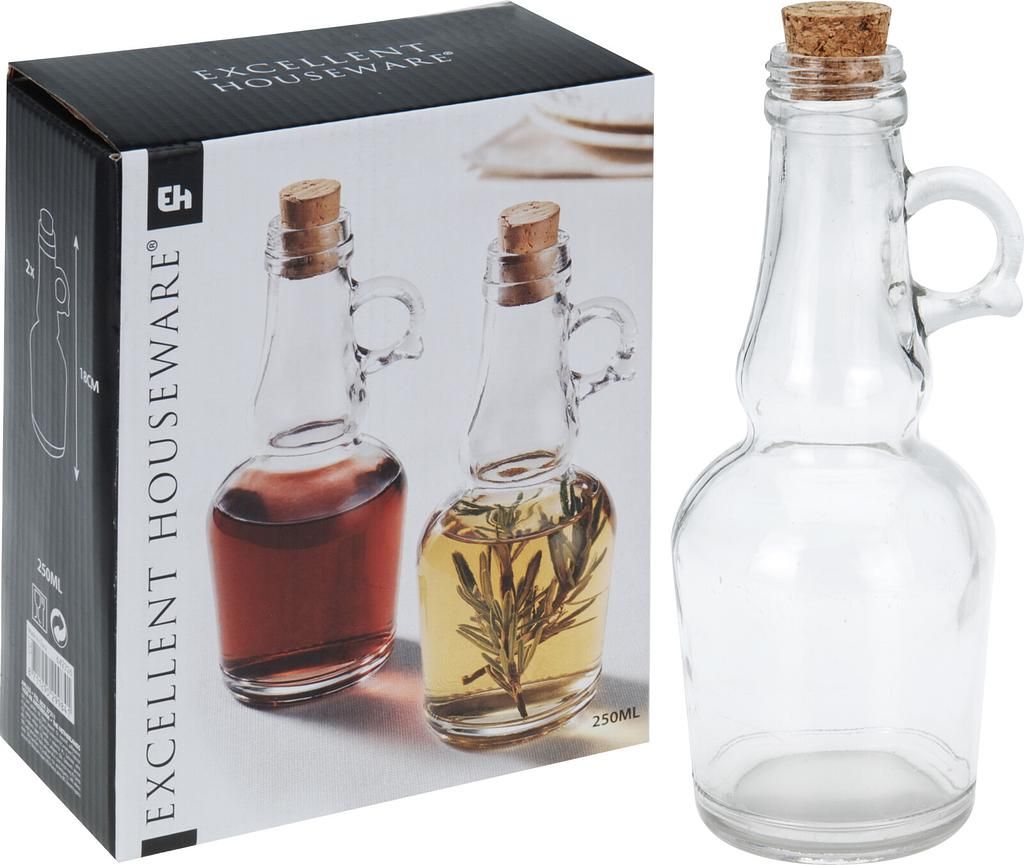 Excellent Houseware Öl &amp; Essig Set aus Glas