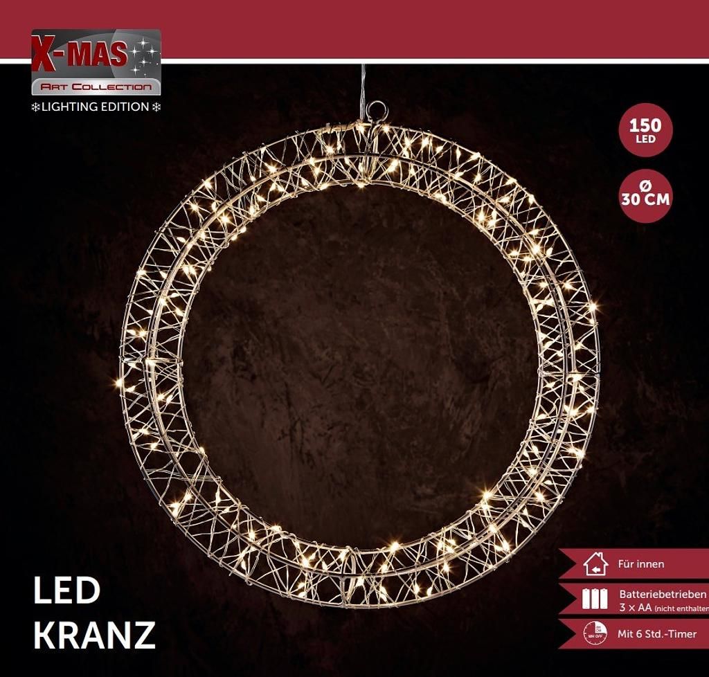 X-Mas Lichter - Kranz 150 LED