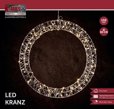X-Mas Lichter - Kranz 150 LED