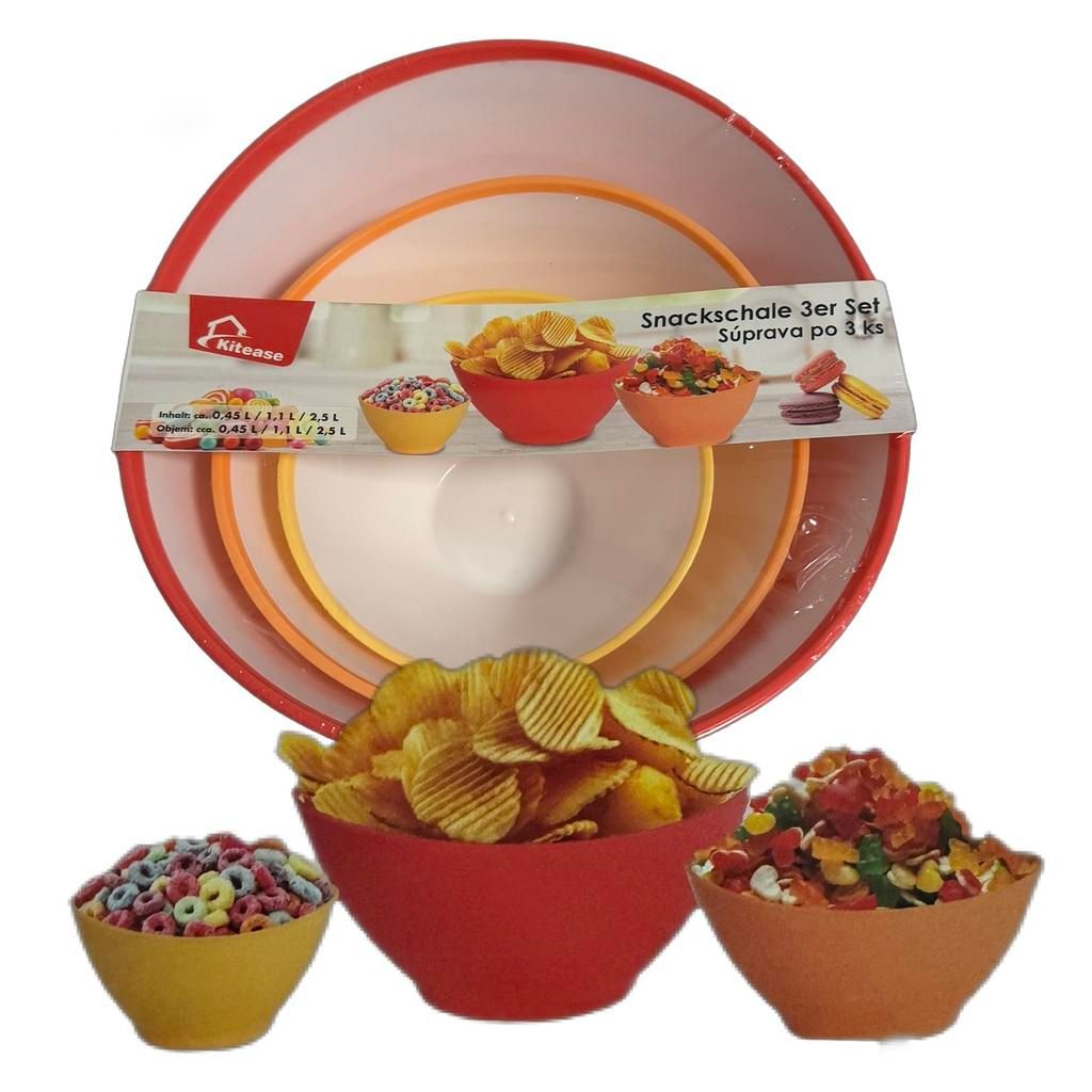 Kitease Snackschale 3er Set 