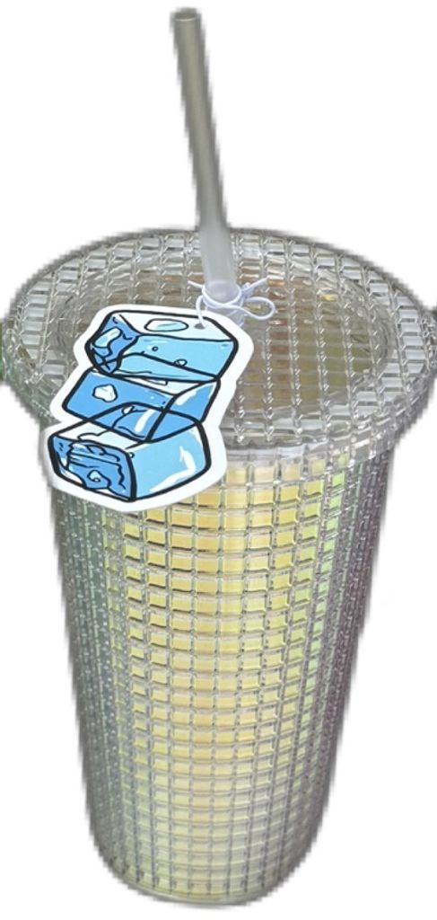 CHAMP Trinkbecher mit Strohhalm