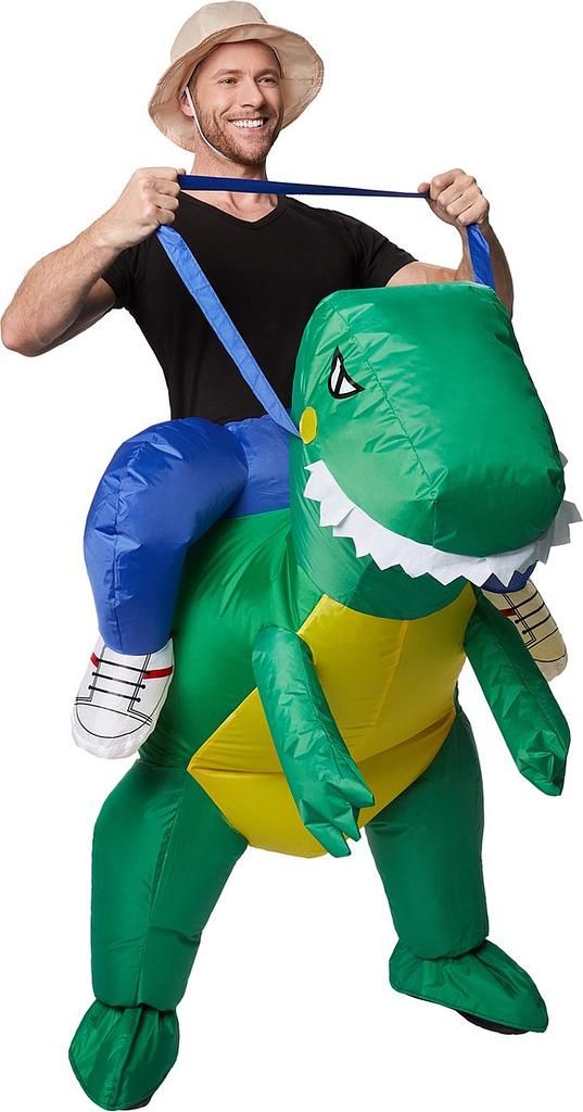 Dress for fun Kostüm &quot;selbstaufblasbarer Aufsitz-Dinosaurier&quot;