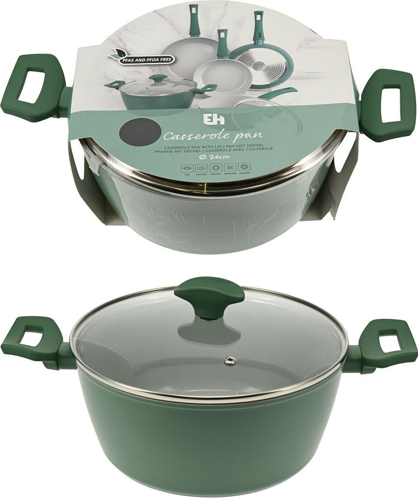 Excellent Houseware Kasserolle mit Deckel 