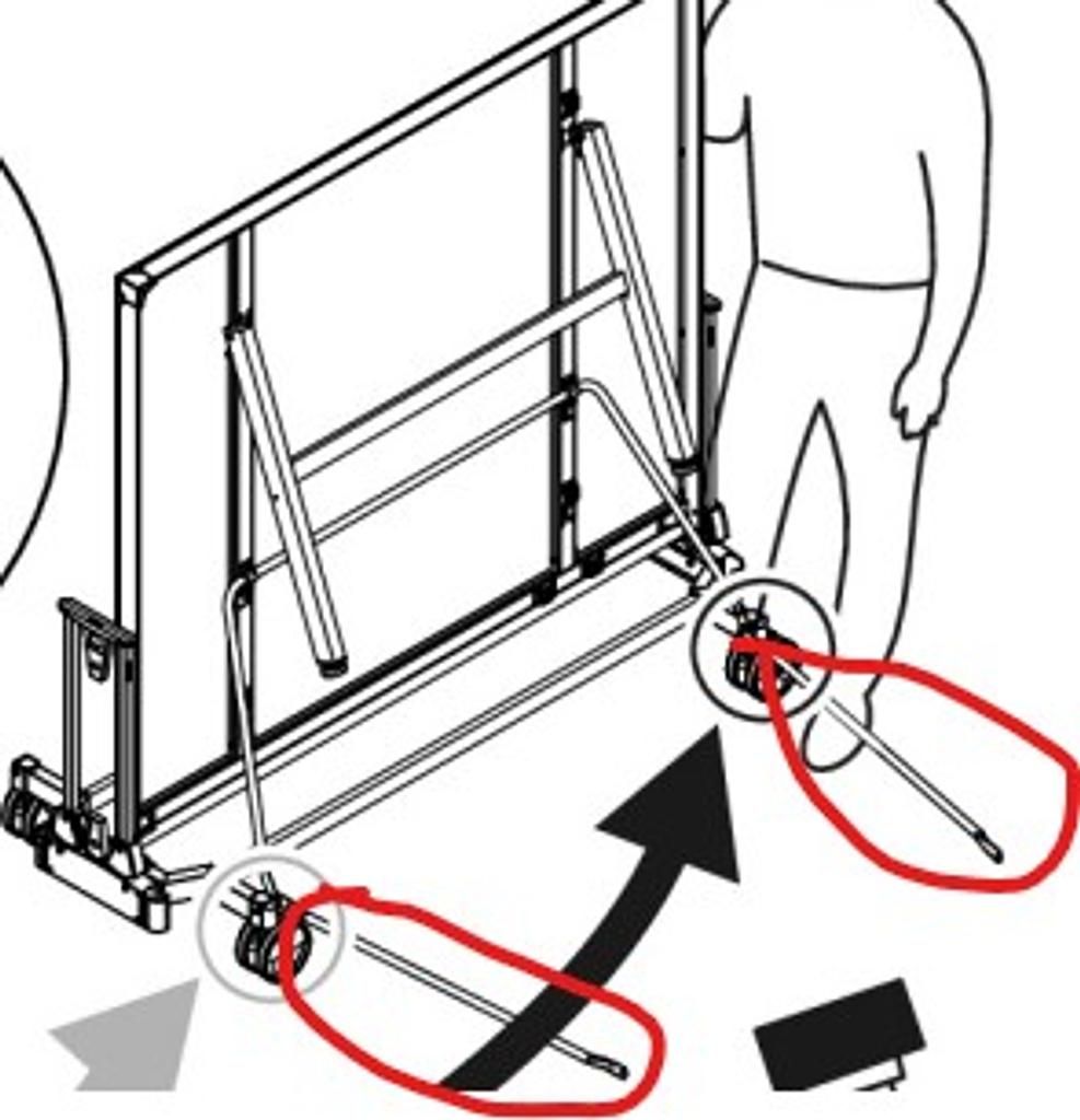 Sponeta 1 Strebe R18x0.8/839(819) gepulvert
