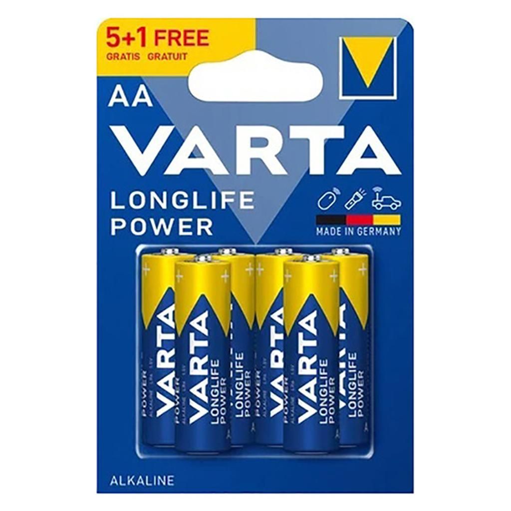 VARTA Batterien Longlife Power AA Alkaline Batterien 6er Pack