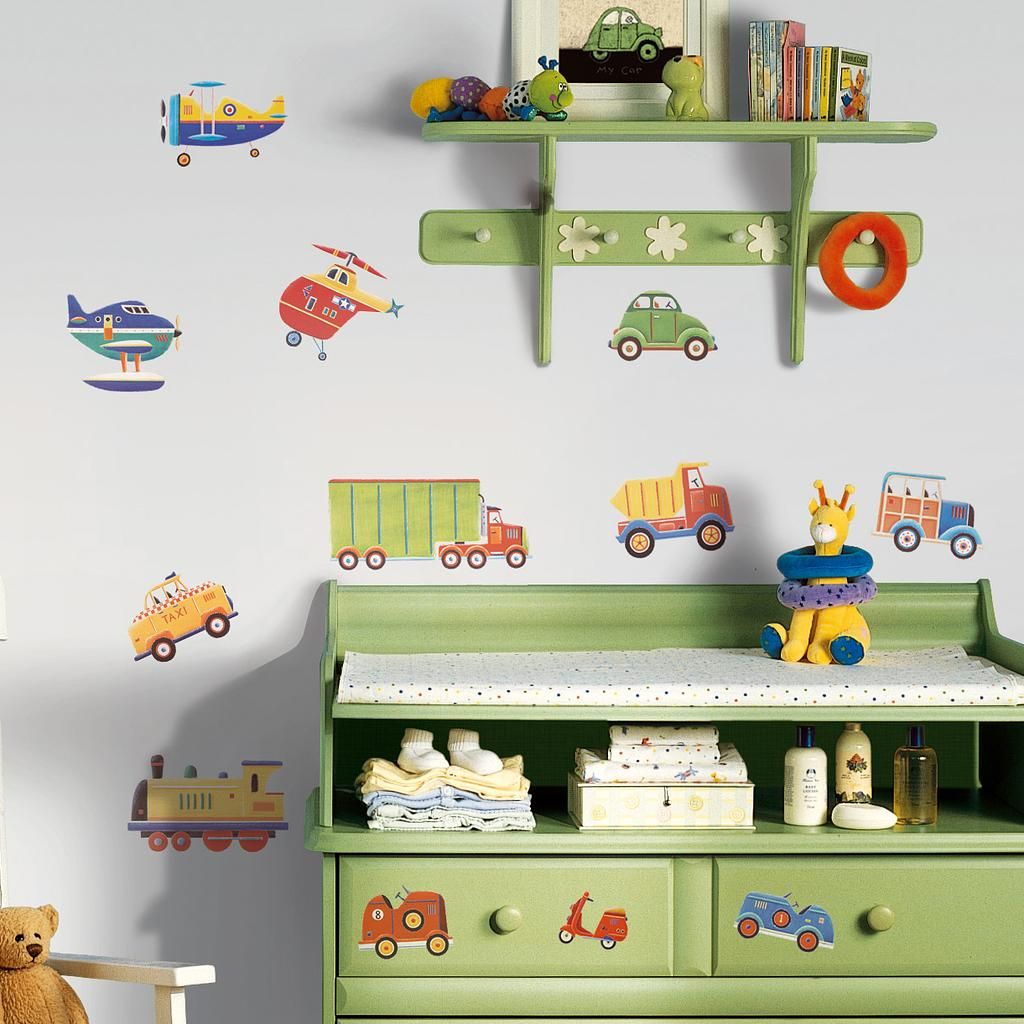 HCM Kinzel Wandsticker für Kinder &quot;Verkehr&quot;