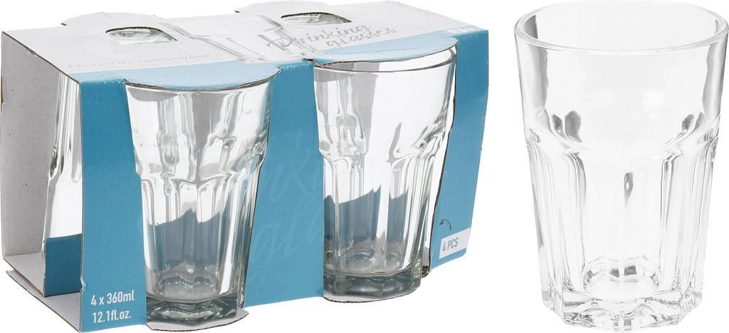 Excellent Houseware Trinkglas 4er-Set