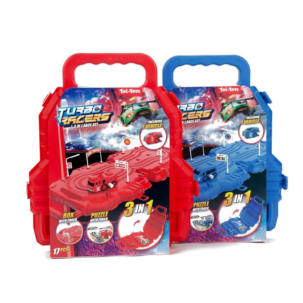 TOITOYS TurboRacers 3-in-1 Race Set