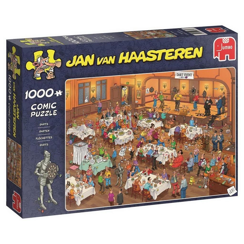 Jumbo Puzzle Jan van Haasteren &quot;Dart Event&quot; 1000 Teile