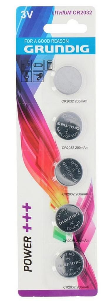 Grundig Knopfzellen-Batterien CR2032