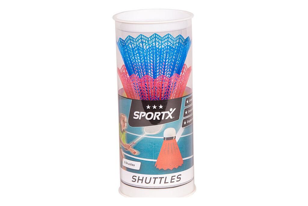 Sport X Badminton-Federbälle 3-er Set