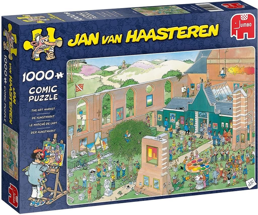 Jumbo Puzzle Jan van Haasteren "Der Kunstmarkt" 1000 Teile