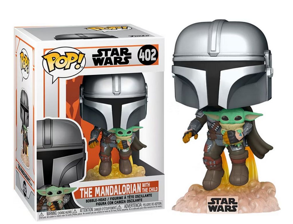 Funko Funko POP! - Star Wars - The Mandalorian: Mando w. Jet Pack