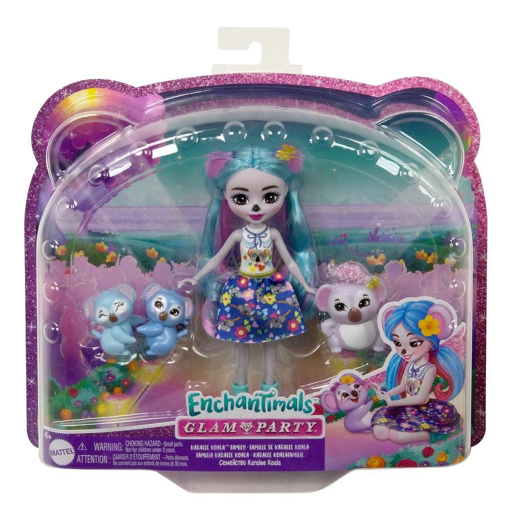 Enchantimals Familie Koala Puppe + HNT61 Mattel Figuren
