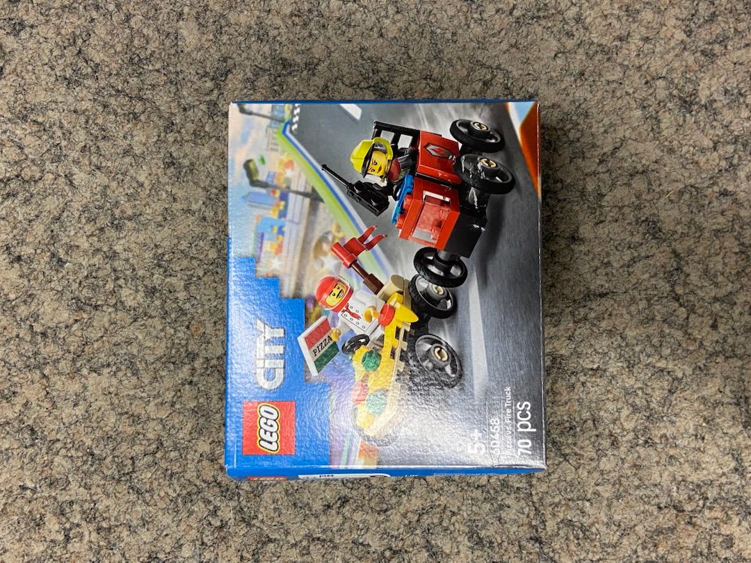 LEGO City Pizza Delivery Van vs Fire Truck